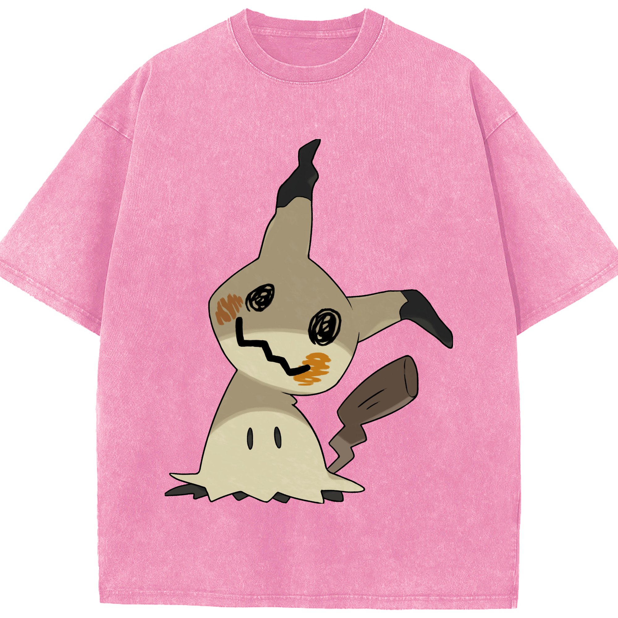 （画像用） ポケットモンスター Pokémon 綿100% ヴィンテージ風 半袖Tシャツ（フロントプリント）